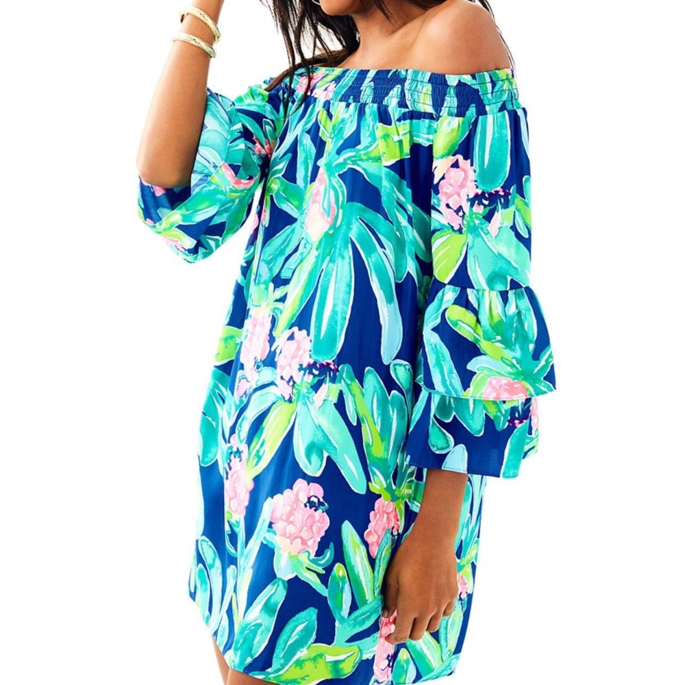 Lilly Pulitzer - Tobyn Off Shoulder Tunic Dress